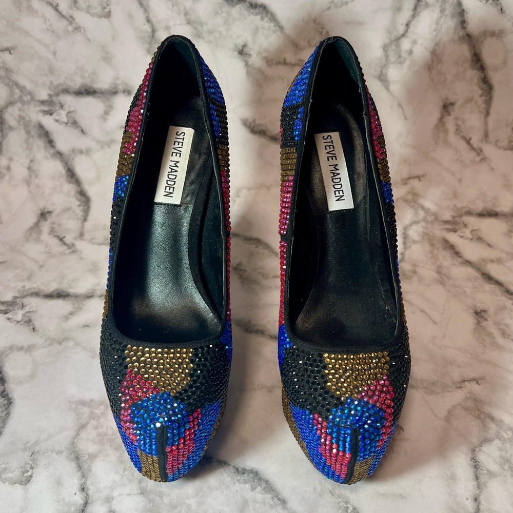 Steve Madden Dyvinal Camouflage Heels - Picture 3 of 12